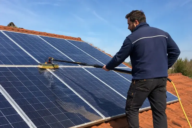 Nettoyage et entretien de panneaux solaires à Anjou